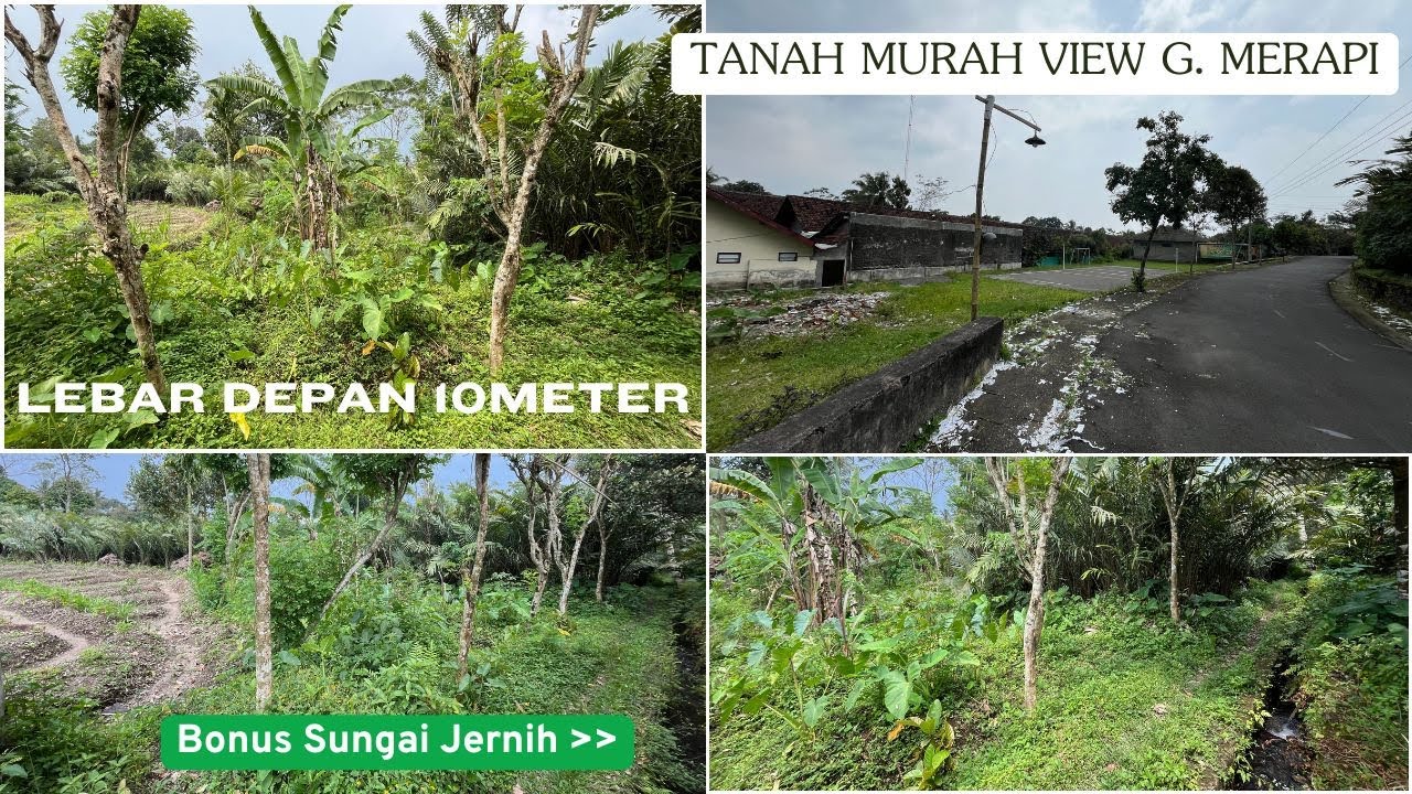 Jual Tanah Murah Harga 167juta Bonus Aliran Sungai Di Turi 15 Menit Dari Pemda Sleman | SB EPS362