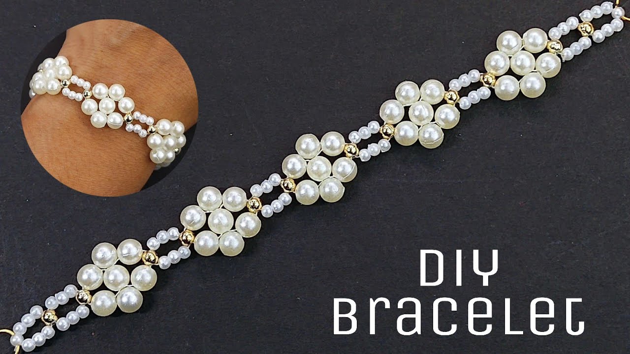 Pearl Beaded Bracelets DIY Kit – beadsnfashion