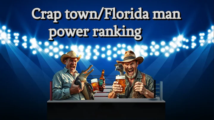 Crap town/Florida man power ranking podcast EP 18 "the lemon pound cake"