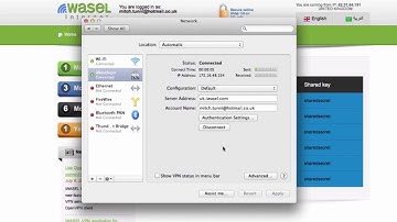 Configure L2TP VPN Connection on Mac