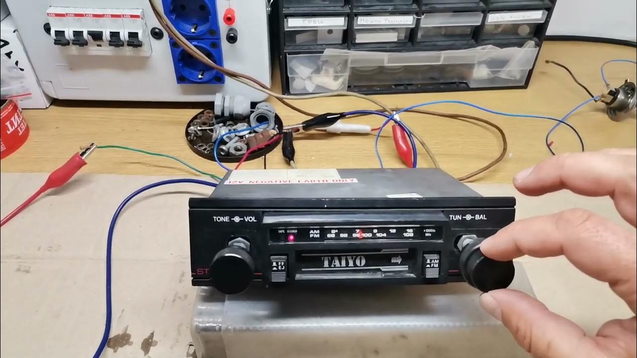 TAIYO RETRO CAR RADIO / CASSETTE PLAYER - РЕТРО Радио за кола 