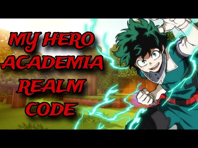 *1.20+* NEW BEST MY HERO ACADEMIA REALM CODE FOR MINECRAFT BEDROCK EDITION! class=