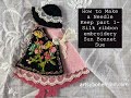 How to make a ribbon embroidered Needle Keep-Part 1 craft along