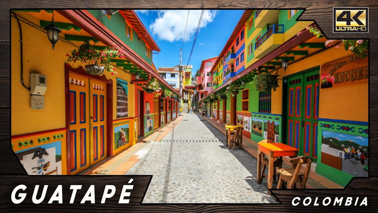 Guatapé & El Peñón ● Colombia 🇨🇴 【4K】 Aerial Cinematic Drone Travel Video [2024]