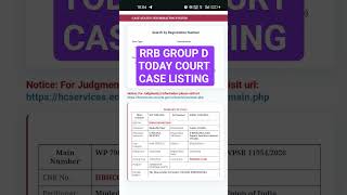 RRB GROUP D COURT CASE UPDATE 22/05/2026 #rrbgroupd #result #courtcase #rrb #latestupdates #level1