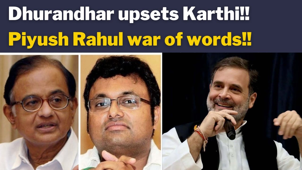 Dhurandhar upsets Karthi!! Piyush Rahul war of words!!