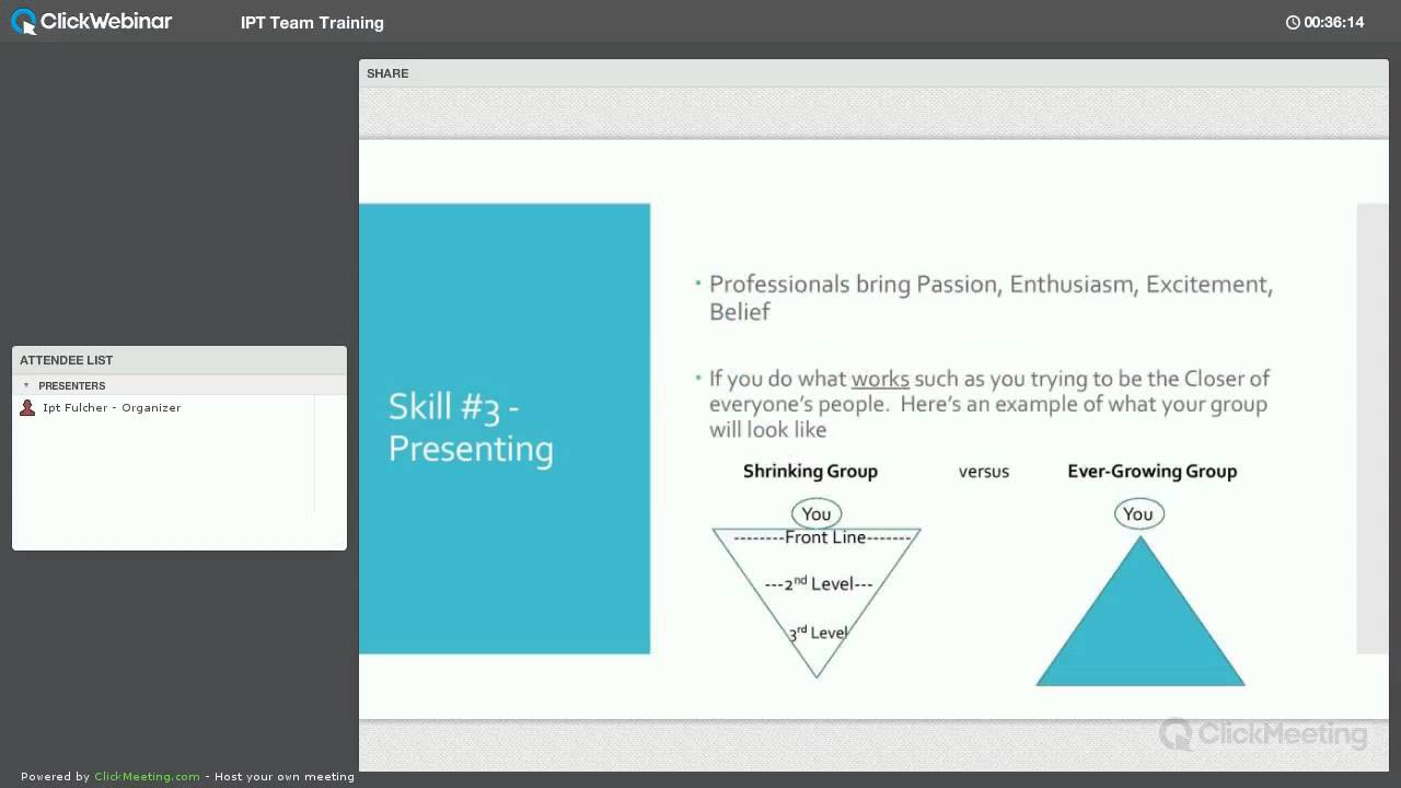 IPT Aug27 2014 Training   Skill #3 Presenting