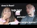 ASKING MY BOYFRIEND QUESTIONS GIRLS ARE TOO SCARED TO ASK GUYS
