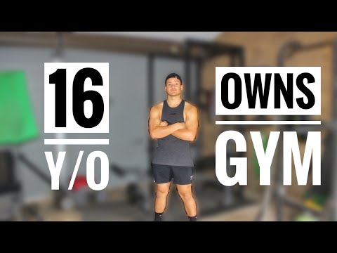 16 year old owns his own gym