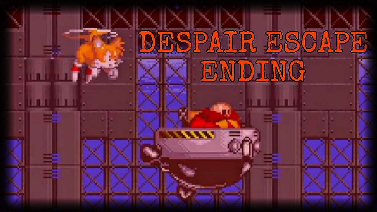 Sonic.exe The Destiny | Despair Escape ending! (Tails & Eggman Duo ending)