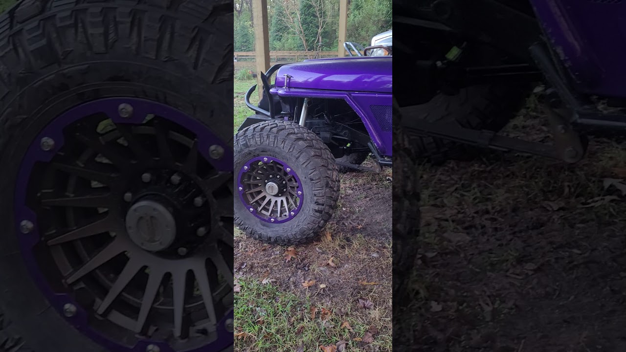 walk around jeep yj (purple drank)