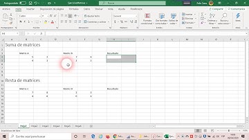 Cómo realizar suma de matrices con Excel