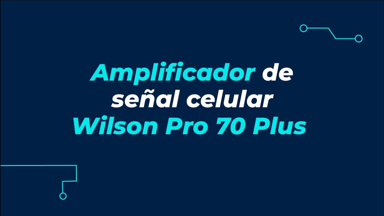 Telecom - Amplificador Wilson Pro 70 Plus - Señal celular para grandes edificios 