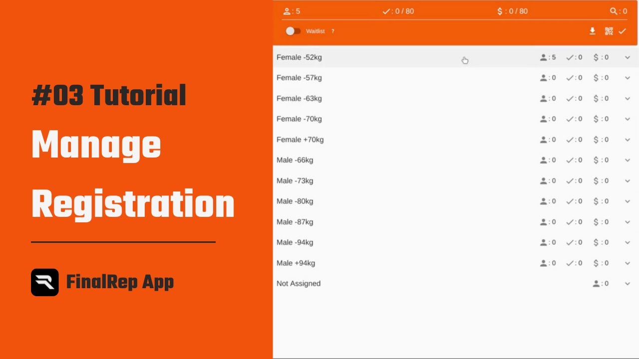 #03 Event Registration | FinalRep App Tutorial - YouTube