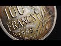 [RARE COIN] France, Cochet, 100 Francs, 1958, Essai-Piéfort, Silver の動画、YouTube動画。