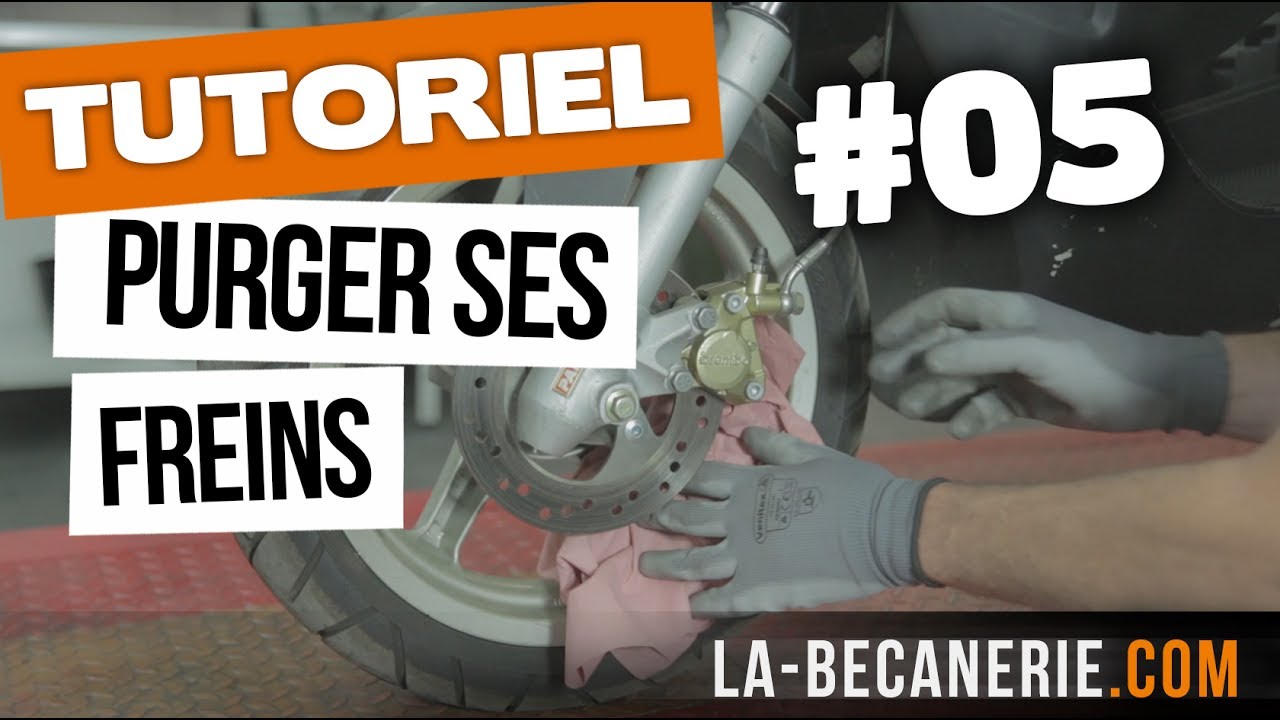 Purger ses freins scooter moto 50cc  - Tuto #05 - La Bécanerie