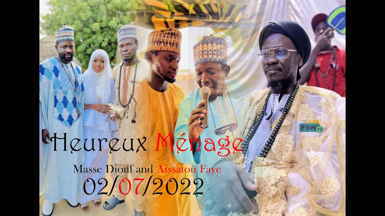 BAYE DAOUDA DIANKHA SAFARAW REY GUI Mariage de Baye Masse Diouf et Zeyda Aissatou Faye 02/07/2022