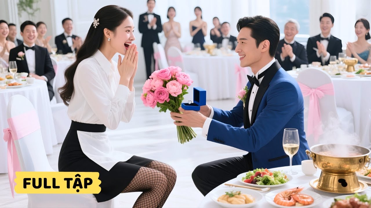 Gái nghèo bị xem thường tại tiệc xa hoa, tổng tài bất ngờ nắm tay trao nhẫn  cưới