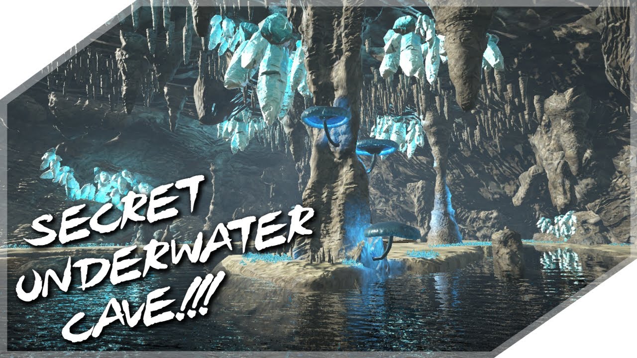 Secret Underwater Cave In Ragnarok Map Ark Survival Evolved Ragnarok Dlc Youtube