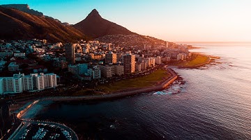 Seapoint Promenade Sunset, 4K | Cape Town, South Africa