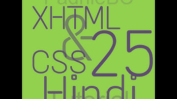xHTML and CSS Tutorial - 25 (in Hindi) Styling multiple Tags at once & Span Tag