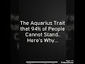Amazing &Interesting Facts about Aquarius zodiac|Nature|Personality
