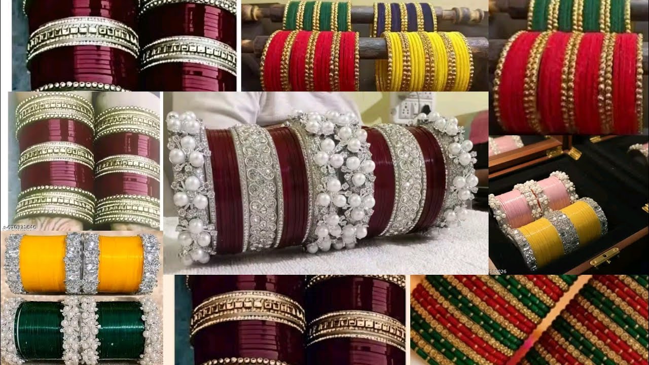 New latest bangles 🤩🤩hirva churla 😍