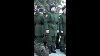 Russian-annexed Crimea conscripts depart for Russian army garrisons