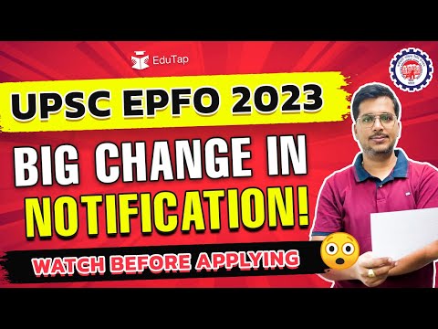 🔴UPSC EPFO APFC