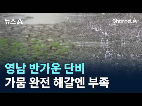 영남 반가운 단비…가뭄 완전 해갈엔 부족 / 채널A / 뉴스A