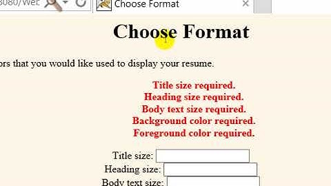 Học lập trình qua videos - JSP validate form P2