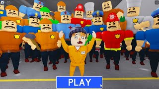 MUSCULAR BORRY PRISON! Obby #roblox (full gameplay)