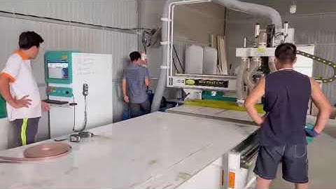 CNC 4 ĐẦU 1325 GIÁ RẺ | HỆ THỐNG GẮP PHÔI VÀ LÔ TÌ TỰ ĐỘNG