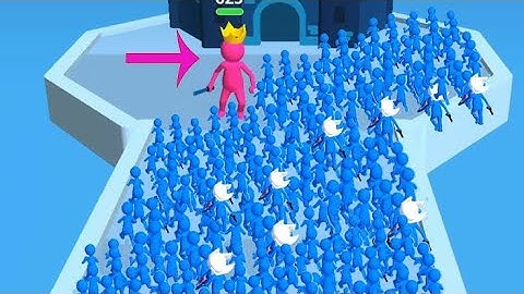 Join Clash 3D : 9999 Army Fighting with King Boss Gameplay Walkthrough Part 6 (New levels)....#2452