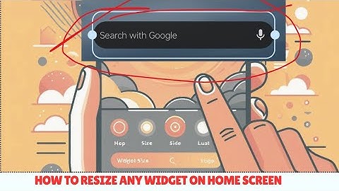 How To Resize Any Widget On Your Phone Home screen