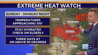 Summer heat builds across the PNW