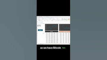 Live Crypto Tracker in Excel Using VBA + Binance API (No Manual Updates!)  #shortsvideo