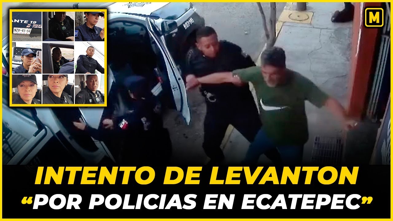 Policías intentan 