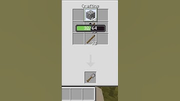 Minecraft me craft a stone axe #minecraft #mcpe #shorts