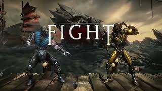 Mortal Kombat X Gameplay - Sub Zero vs Triborg (Cyrax)