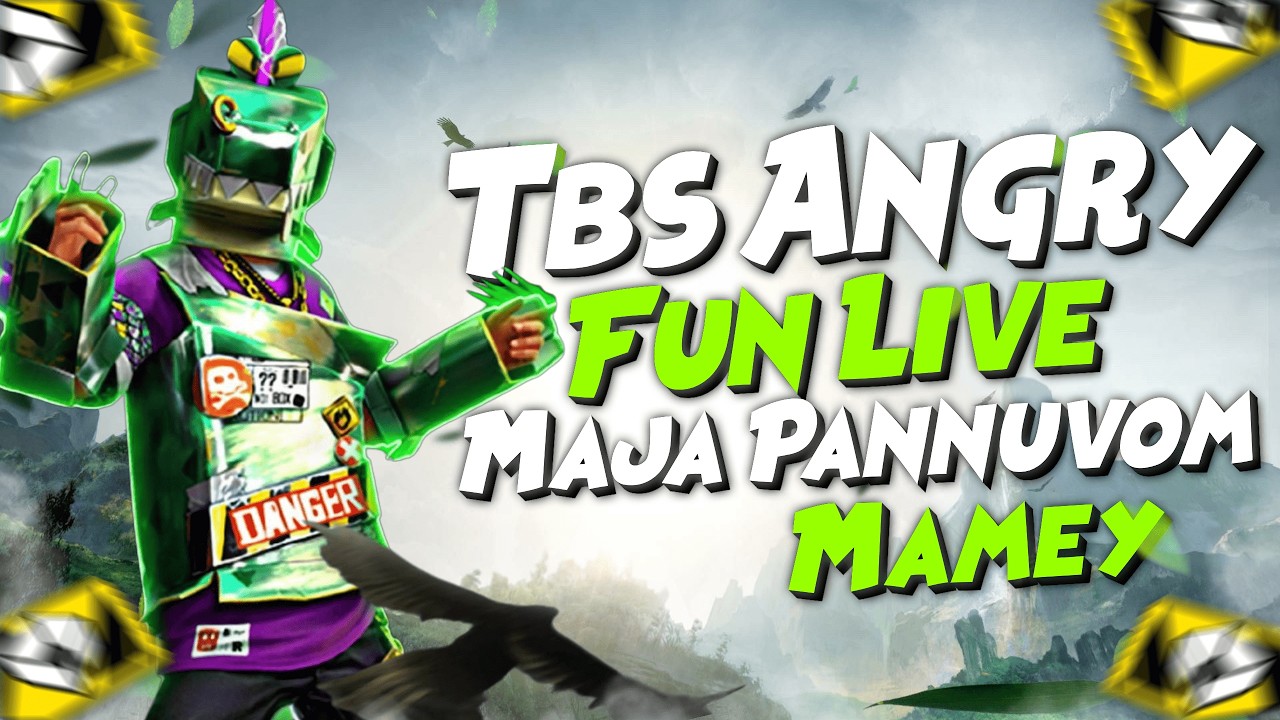 🔴Subscribers Custom Match | Join Guys💥TBS ANGRY LIVE #freefirelive #tamillive (Portrait)