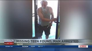 Missing teen returned home, man arrested
