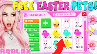 How To Get ALL The BRAND *NEW* EASTER PETS FOR FREE! Easter Update In Adopt Me