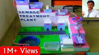 Sewage Treatment Plant For Amethi City (Model)(In Hindi)