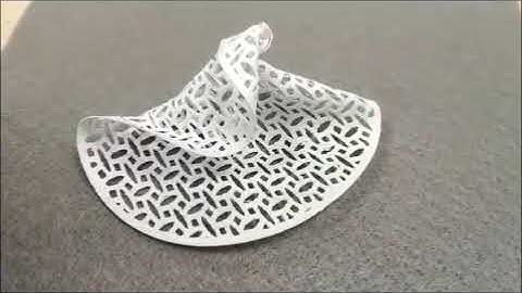 Testing of heating-responsive shape memory effect in 3D printed PLA