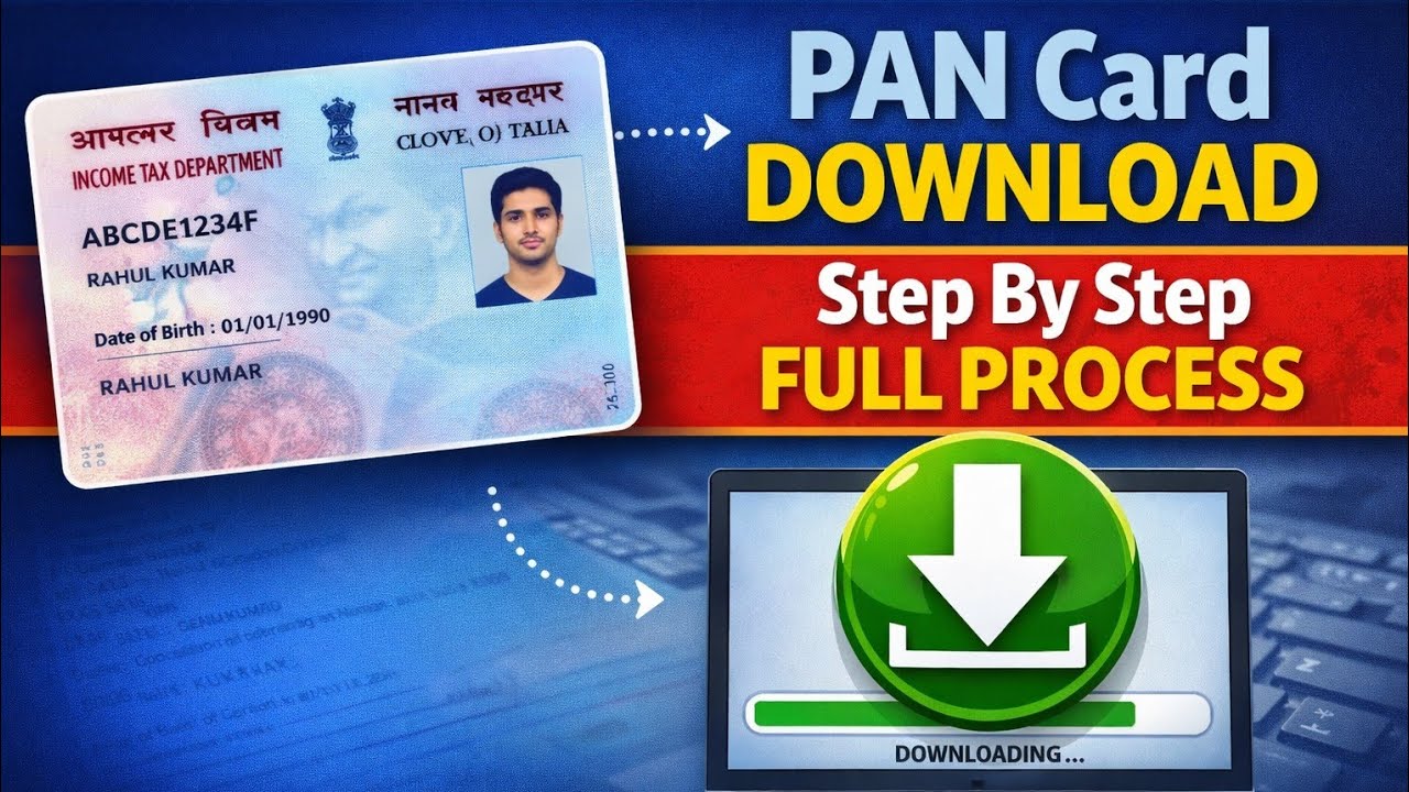 E pan card download kaise kare 2023 pan card download online 2023