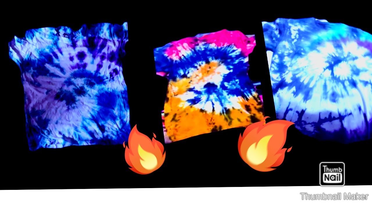 Tie dye shirts with friends YouTube