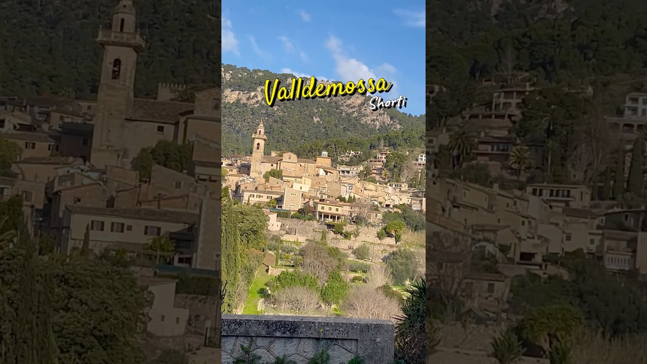 Valldemossa🌴🏖️MALLORCA island❤️Ausblick auf das schöne Bergdorf 😍