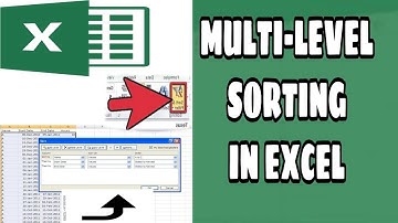 How To Sort Excel List Structure Using Multilevel Sorting