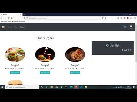 Fast food web application part8: remove item from cart (Django / JS)